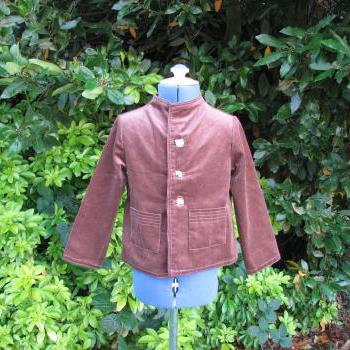 Boys brown corduroy jacket/coat